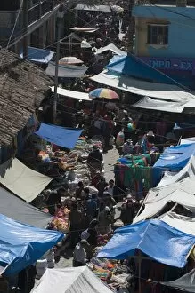 Images Dated 27th March 2009: Market, San Francisco El Alto, Guatemala, Central America