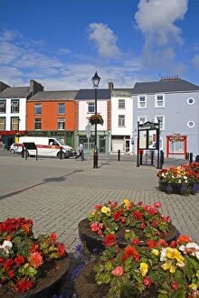 Market s quare, Kilrus h Town, County Clare, Muns ter, Republic of Ireland, Europe