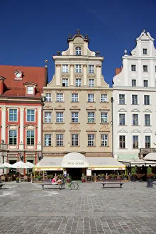 Squares Prints: Market Square, Old Town, Wroclaw, Silesia, Poland, Europe