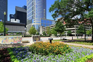Texas Prints: Market Square Park, Houston, Texas, United States of America, North America
