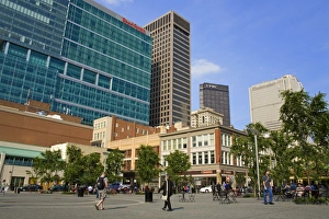 Pennsylvania Prints: Market Square, Pittsburgh, Pennsylvania, United States of America, North America