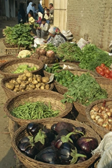 Stall Prints: Market stall, Cairo, Egypt, North Africa, Africa