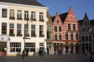 Bruge Prints: The Markt square, Bruges, Belgium, Europe