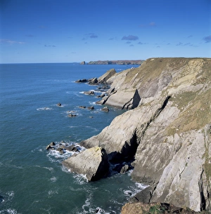 Sea Cliff Prints: Marloes coast