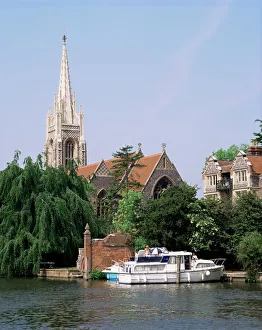 Thames Prints: Marlow, Buckinghamshire, England, United Kingdom, Europe