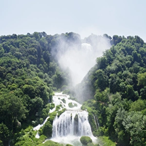 Marmore Wasterfall, Cascata della Marmore, Valneria Valley, Terni District, Umbria