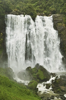 Waikato Prints: Marokopa Falls, Waikato, North Island, New Zealand, Pacific