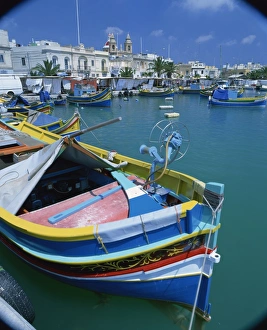 Marsaxlokk Prints: Marsaxlokk fishing harbour