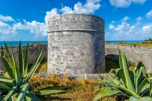 Reach Prints: Martello Tower stands strong at Ferry Reach in Bermuda