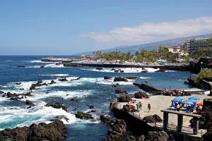 Tenerife Prints: Martianez Lido, Puerto de la Cruz, Tenerife, Canary Islands, Spain, Atlantic, Europe