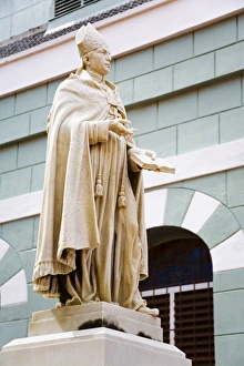 Curacao Prints: Martinus Joannes Niewindt statue