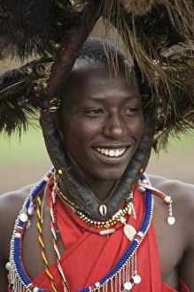 Images Dated 2nd October 2008: Masai man, Masai Mara, Kenya, East Africa, Africa