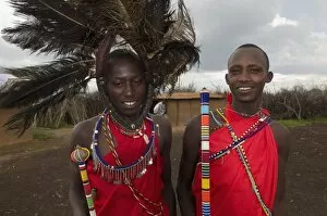 Images Dated 2nd October 2008: Masai man, Masai Mara, Kenya, East Africa, Africa