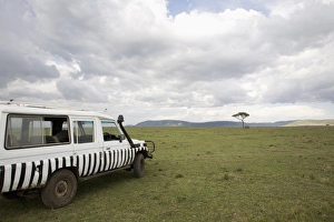 Four Wheel Drive Prints: Masai Mara National Park, Kenya, East Africa, Africa