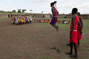 Bare Foot Prints: Masai, Masai Mara, Kenya, East Africa, Africa