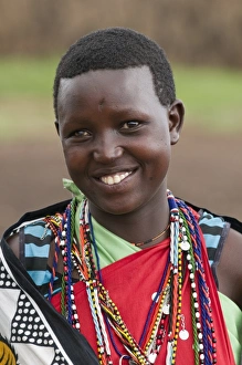 20 25 Years Prints: Masai woman, Masai Mara, Kenya, East Africa, Africa