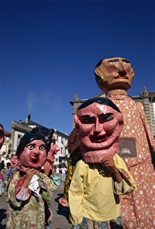 Minho Prints: Masks and Giants parade, Romaria da Seniora d Agonia, Viana do Castelo