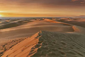 Photogenic Prints: Maspalomas Sand Dunes, Gran Canaria, Canary Islands, Spain, Atlantic, Europe