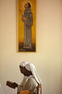 Images Dated 8th June 2009: Mass in Akepe Catholic Monastery, Akepe, Togo, West Africa, Africa