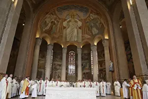 Altar Prints: Mass for the setting up of Mgr Aupetit in Sainte Genevieve de Nanterre Cathedral