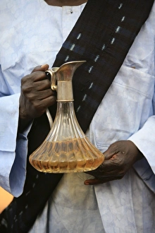 Sash Prints: Mass wine at Keur Moussa abbey, Keur Moussa, Senegal, West Africa, Africa
