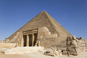 Mastaba of Seshemnufer IV dating from the late Fifth Dynasty, and Great Pyramid of Cheops