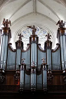 Holy Cross Prints: Master organ by Cavaille-Coll, Sainte-Croix (Holy Cross) cathedral, Orleans