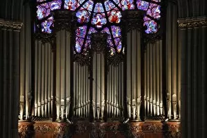 Images Dated 12th September 2008: Master organ in Notre Dame de Paris cathedral, Paris, France, Europe