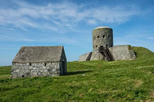Forts Prints: Matello defence tower, Guernsey, Channel Islands, United Kingdom, Europe
