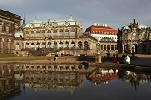 Mathematical-Physical Sciences Salon, Rampart Pavilion and reflection, Zwinger Palace