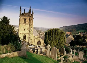 Derbyshire Prints: Matlock church, Matlock, Peak District, Derbyshire, England, United Kingdom, Europe