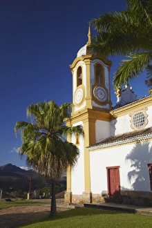 Stereotypically Brazilian Prints: Matriz de Santo Antonio Church, Tiradentes, Minas Gerais, Brazil, South America