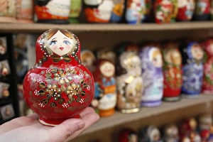 Matryoshka (babushka) dolls, St. Petersburg, Russia, Europe