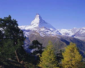 Wallis Prints: The Matterhorn mountain 4478m)