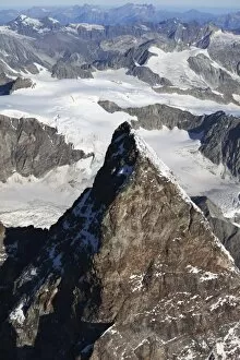 The top of Matterhorn, Swiss Alps, Valais Canton, Switzerland, Europe