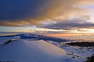Volcano Prints: Mauna Kea, Big Island, Hawaii, United States of America, North America