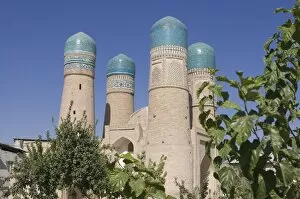 Images Dated 9th August 2009: The mausoleum Char Minar, UNESCO World Heritage Site, Bukhara, Uzbekistan, Central Asia