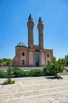 Significance Prints: Mausoleum in Garabaghlar showcases unique architecture under clear skies in Azerbaijan