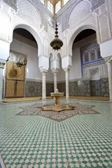 Images Dated 10th November 2009: Mausoleum of Moulay Ismail, Meknes, UNESCO World Heritage Site, Morocco