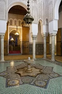 Images Dated 10th November 2009: Mausoleum of Moulay Ismail, Meknes, UNESCO World Heritage Site, Morocco