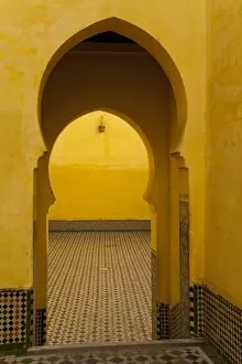 Images Dated 10th November 2009: Mausoleum of Moulay Ismail, Meknes, Morocco, North Africa, Africa
