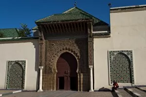 Images Dated 10th November 2009: Mausoleum of Moulay Ismail, Meknes, Morocco, North Africa, Africa