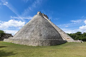 Grasslands Prints: The Maya ruins of Uxmal, UNESCO World Heritage Site, Yucatan, Mexico, North America