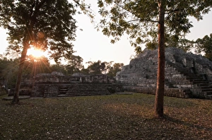Mayan archaeological site, Yaxha, Guatemala, Central America
