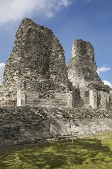 Campeche State Prints: Mayan Ruins, Structure 1, Xpujil Archaeological Zone