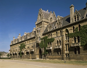 Christ Church College Prints: Meadow Buildings, Christ Church College, Oxford, Oxfordshire, England, United Kingdom