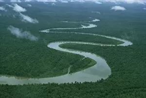 Images Dated 26th November 2007: Meandering river, Irian Jaya, Indonesia, Southeast Asia, Asia