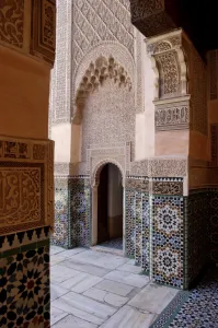 Images Dated 1st May 2007: The Medersa Ben Youssef, the largest in Morocco, built by the Almoravide dynasty
