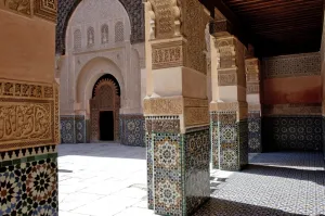 Images Dated 1st May 2007: The Medersa Ben Youssef, the largest in Morocco, built by the Almoravide dynasty