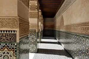 Images Dated 1st May 2007: The Medersa Ben Youssef, the largest in Morocco, built by the Almoravide dynasty
